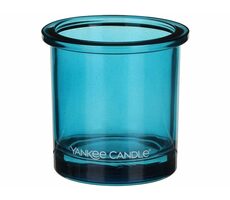 Yankee Candle Tea Light svícen na votivní svíčku modrá / 7 x 7 cm