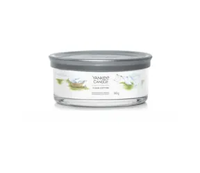 Yankee Candle Signature Clean Cotton Tumbler 340g / 5 knotů