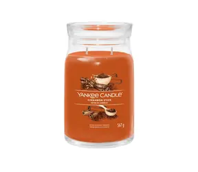 Yankee Candle Signature Cinnamon Stick velká sklenice 567g / doba hoření až: 90h