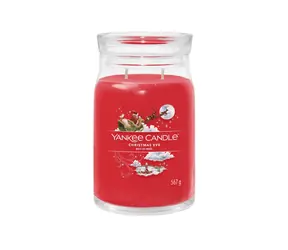 Yankee Candle Signature Christmas Eve velká sklenice 567g / doba hoření až: 90h