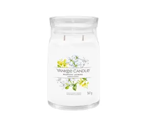 Yankee Candle Signature Midnight Jasmine velká sklenice 567g / doba hoření až: 90h