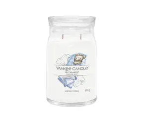 Yankee Candle Signature Soft Blanket velká sklenice 567g / doba hoření až: 90h