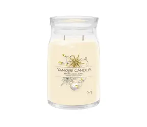 Yankee Candle Signature Twinkling Lights velká sklenice 567g / doba hoření až: 90h