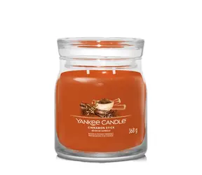 Yankee Candle Signature Cinnamon Stick střední sklenice 368g / doba hoření až: 50 h
