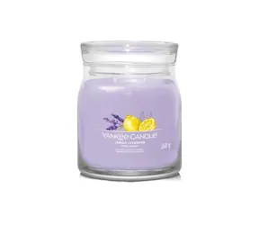 Yankee Candle Signature Lemon Lavender střední sklenice 368g / doba hoření až: 50 h