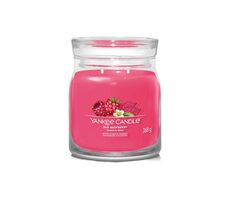 Yankee Candle Signature Red Raspberry střední sklenice 368g / doba hoření až: 50 h