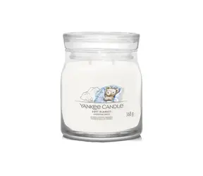 Yankee Candle Signature Soft Blanket střední sklenice 368g / doba hoření až: 50 h