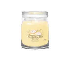 Yankee Candle Signature Vanilla Cupcake střední sklenice 368g / doba hoření až: 50 h