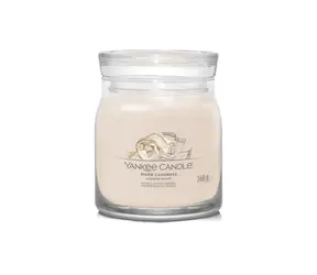 Yankee Candle Signature Warm Cashmere střední sklenice 368g / doba hoření až: 50 h