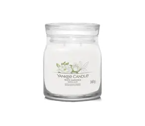 Yankee Candle Signature White Gardenia střední sklenice 368g / doba hoření až: 50 h