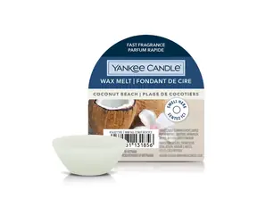 Yankee Candle Coconut Beach vonný vosk do aromalampy 22g / doba hoření až: 8 h