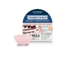 Yankee Candle Pink Cherry & Vanilla vonný vosk do aromalampy 22g / doba hoření až: 8 h