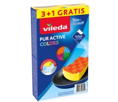 Vileda Pur Active Colors Houbičky na nádobí / 4 ks