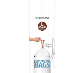 Brabantia PerfectFit Type L Sáčky do odpadkového koše 40-45 L / zatahovací / 10 sáčků