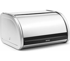 Brabantia Roll Top Chlebník střední stříbrná / nerez ocel / 11 L / 31.5 x 17.3 x 26 cm