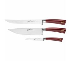 Berkel Elegance Sada kuchařských nožů červená / 3 ks 