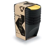 PROSPERPLAST SORTIBOX 4 x 25 l černá / Odpadkový koš 