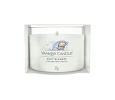 Yankee Candle Soft Blanket 37g - Plněná votivní svíčka ve skle / doba hoření: až 10h