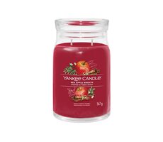 Yankee Candle Signature Red Apple Wreath 567g - svíčka velká 2 knoty / doba hoření: až 90h