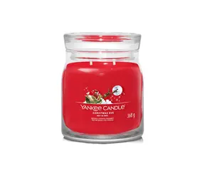 Yankee Candle Signature Christmas Eve 368g - svíčka střední 2 knoty / doba hoření: až 50h