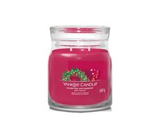 Yankee Candle Signature Sparkling Winterberry 368g - svíčka střední 2 knoty / doba hoření: až 50h