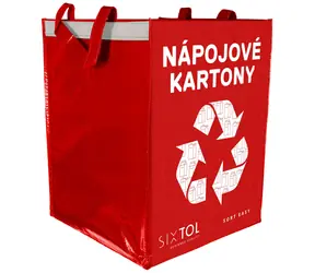 SIXTOL SORT EASY CARTON 36l  / Taška na tříděný odpad / 30x30x40cm