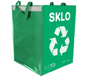 SIXTOL SORT EASY GLASS 36l  / Taška na tříděný odpad / 30x30x40cm