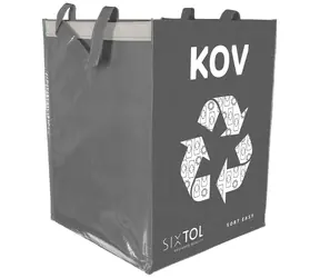SIXTOL SORT EASY METAL 36l  / Taška na tříděný odpad / 30x30x40cm