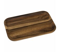ZASSENHAUS 55955 Servírovací dřevěný talíř / 26x17 cm / akácie 