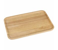 ZASSENHAUS 51049 Servírovací dřevěný talíř / 42x27x2 cm / kaučukové dřevo 