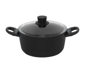 BALLARINI Avola 1006219 Hrnec se skleněnou poklicí 24 cm / 4.8 l / kovaný hliník 