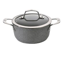 BALLARINI Salina 1005133 Hrnec se skleněnou poklicí 24 cm / 4.7 l / kovaný hliník 