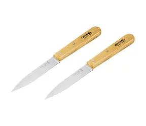 Opinel N.112 Natural 10 cm / Sada nožů na krájení / 2 ks
