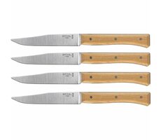 Opinel Facette 11 cm jasan / Sada stolních nožů / 4 ks 