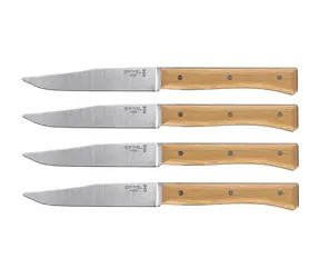 Opinel Facette 11 cm jasan / Sada stolních nožů / 4 ks 