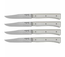 Opinel Facette 11 cm bílá / Sada stolních nožů / 4 ks 