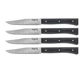 Opinel Facette 11 cm břidlicová / Sada stolních nožů / 4 ks 
