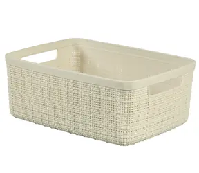 Curver Jute Úložný košík 5 l béžový / 20 x 27 x 11 cm