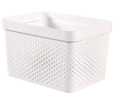 Curver Infinity Úložný box 17 l bílá / 35.5 x 21.5 x 26 cm 