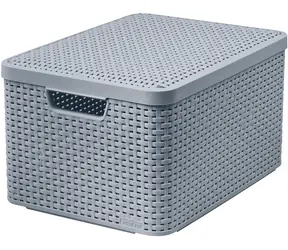 Curver Style Organizér s víkem 30 l šedá / 24.8 x 44.5 x 33 cm 