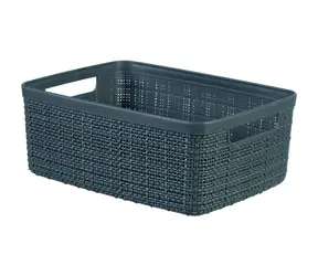 Curver Jute Úložný košík 5 l šedá / 20 x 27 x 11 cm