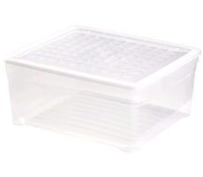 Curver Úložný box s víkem 18.5 l čirá / 39.6 x 34.3 x 17 cm
