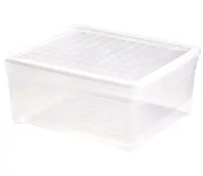 Curver Úložný box s víkem 18.5 l čirá / 39.6 x 34.3 x 17 cm