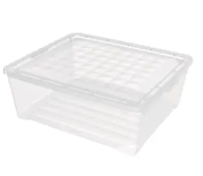 Curver Úložný box s víkem 10 l čirá / 34.2 x 29.7 x 12.5 cm