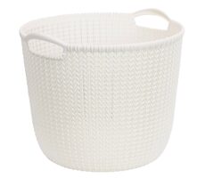 Curver Knit Koš na prádlo 30 l béžová / 40 x 39 x 33 cm