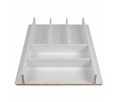 Elletipi Wood Line Příborník do zásuvky 45 cm bílá