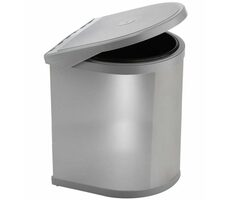 Elletipi RING 12 L Vestavný odpadkový koš na dvířka / nerez ocel