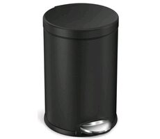 Simplehuman Pedálový odpadkový koš 4.5 l černá / kulatý