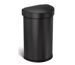 Simplehuman Bezdotykový odpadkový koš 45 l černá / půlkulatý / inteligentní sensor