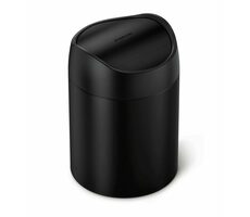 Simplehuman CW2100 Mini odpadkový koš na stůl 1.5 l černá